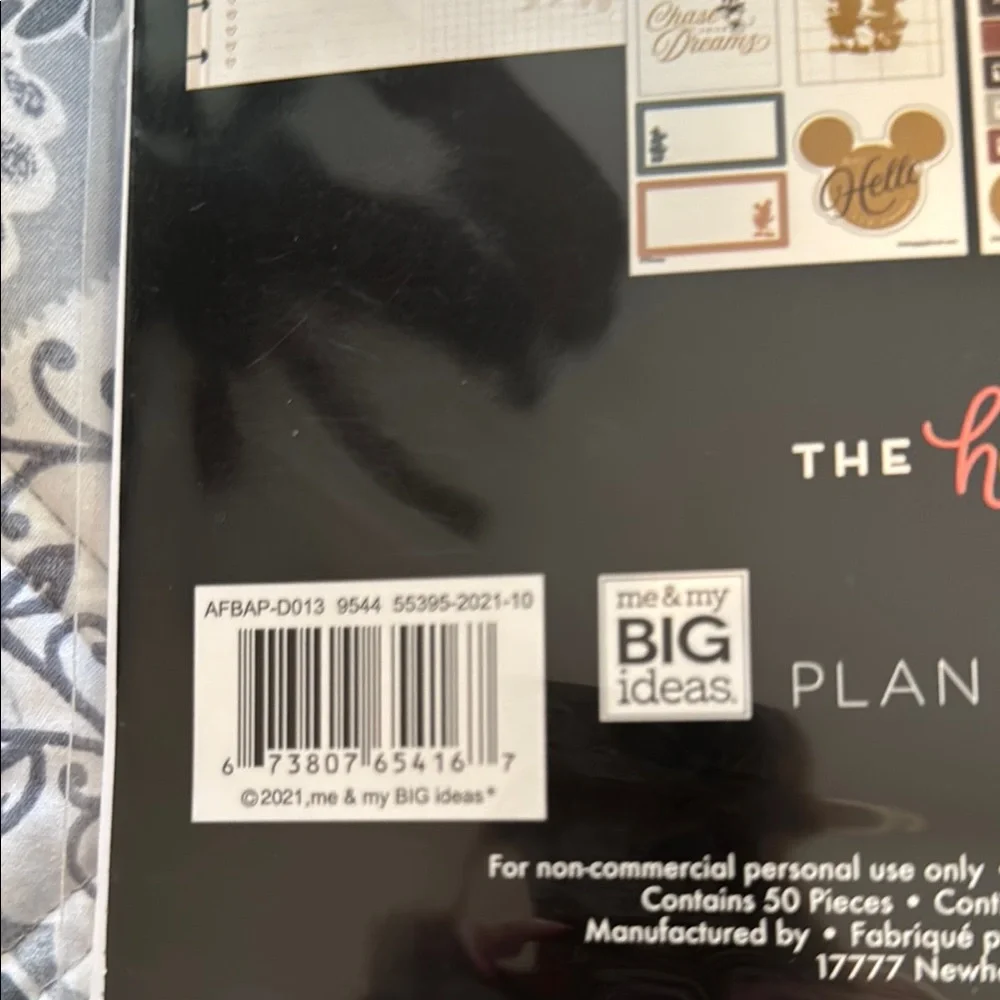 Disney Mickey Mouse Planner Set - Black, Gold, White